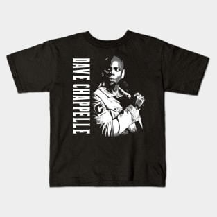 Dave Chapelle Black And White Kids T-Shirt